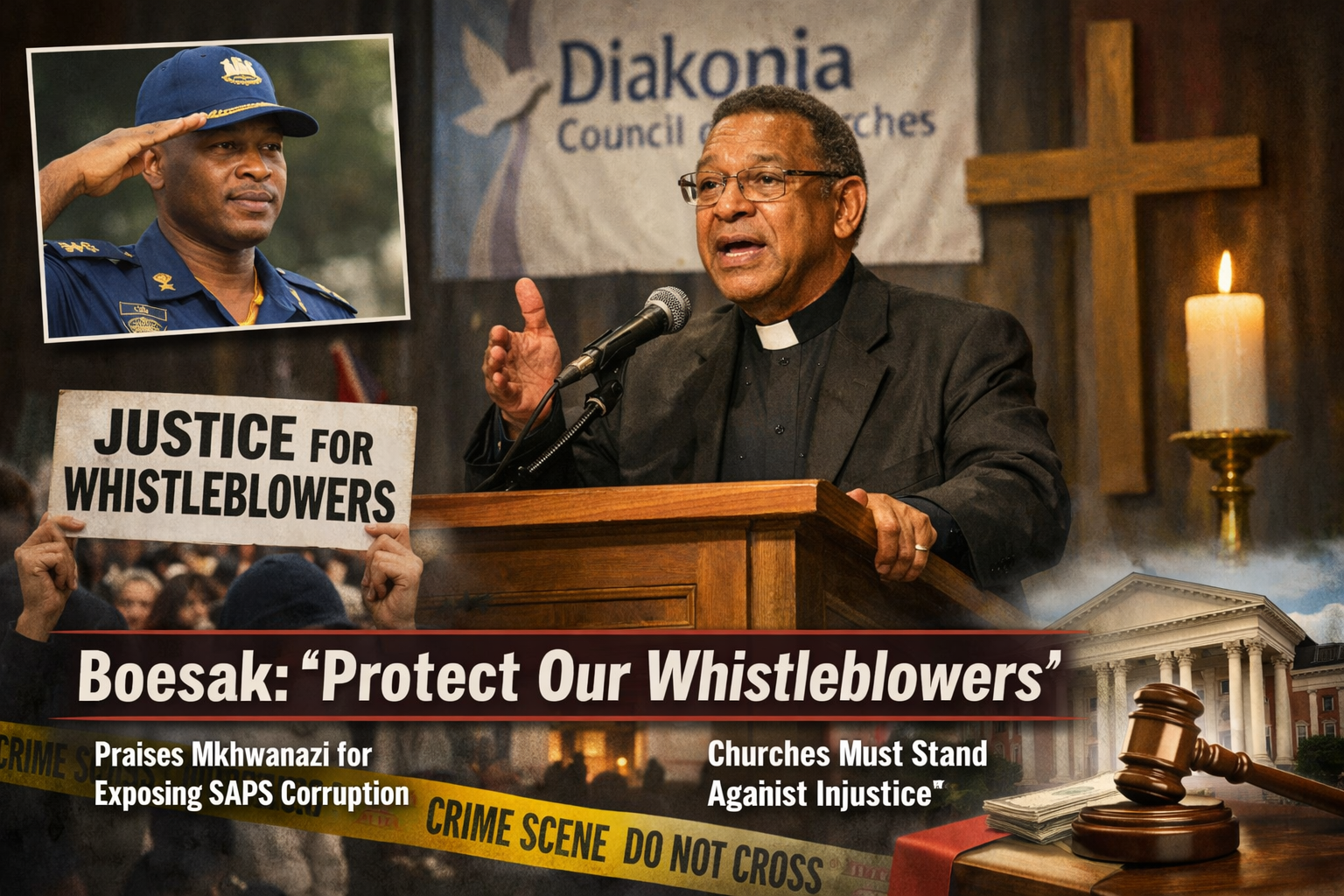 Anti-Apartheid Activist Boesak Sounds Alarm on Whistleblower Safety in Good Friday Address, Praises Mkhwanazi’s “Courage”
